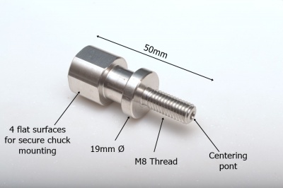 Heavy Duty Bottle Stopper Mandrel / washer